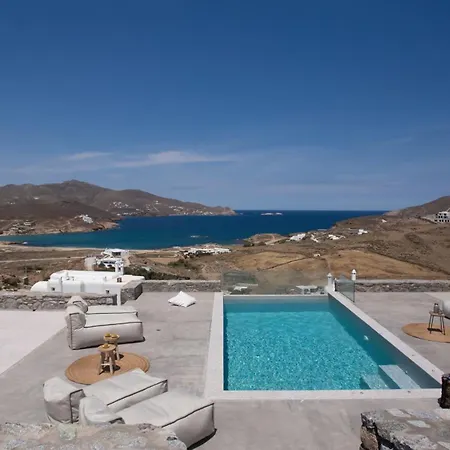 Seaview Pool Near Alemagou Villa Ftelia (Mykonos)