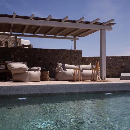Seaview Pool Near Alemagou Villa Ftelia (Mykonos)
