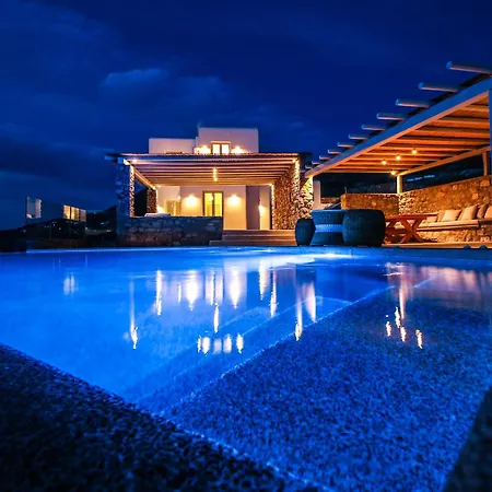 Seaview Pool Near Alemagou Villa Ftelia (Mykonos)